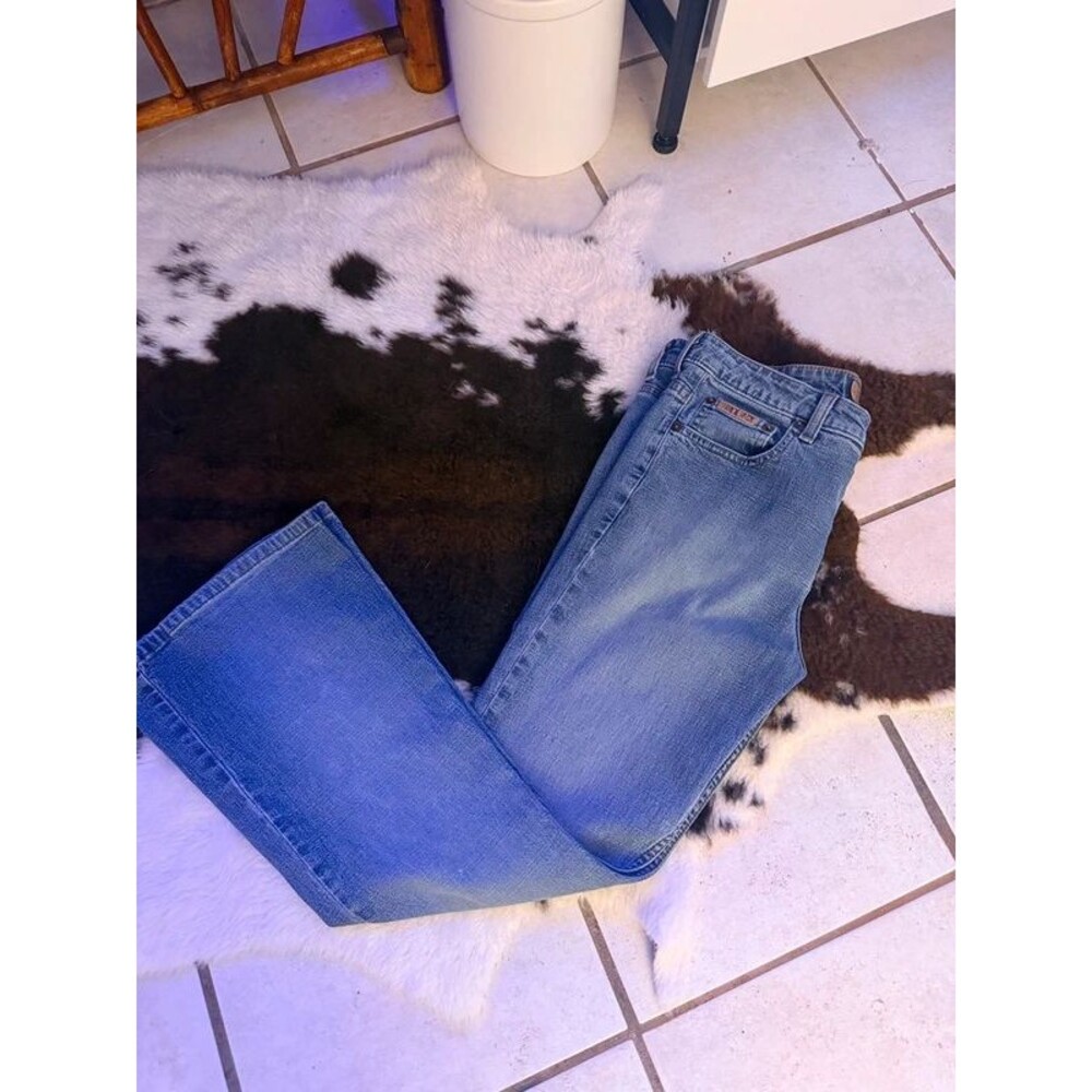 VTG Y2K l.e.i. eDenim 00/01 Flare Bootcut Low Rise Blue Jeans - Size 11